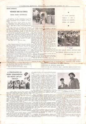 Folha extraída de periódico contendo fotografia com Vladimir Herzog, 1947